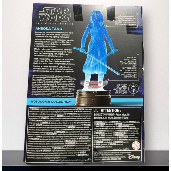 Star Wars The Black Series Ahsoka Tano Holocomm Collection Figure - New Sealed - Picture 2 of 6